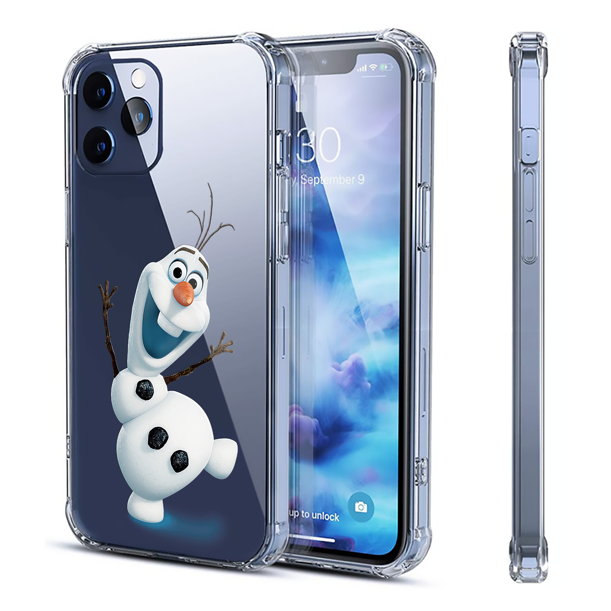 （画像用） アナと雪の女王 アンナ エルサ Frozen Anna Elsa 【iPhone 12シリーズ対応】透明スマホケース（クリアソフトケース）